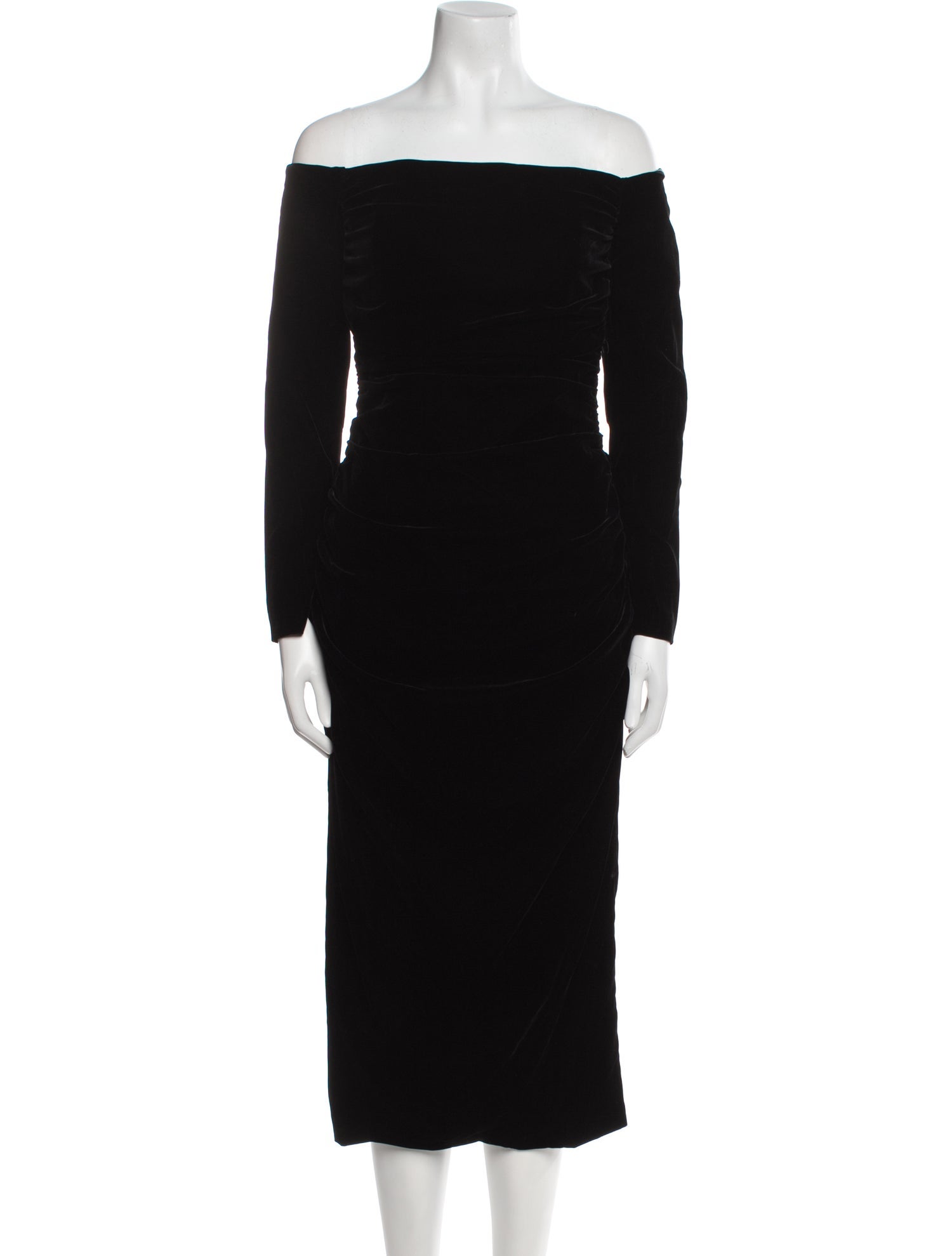 Carolina Herrera Off-The-Shoulder Midi Length Dress w/ Tags