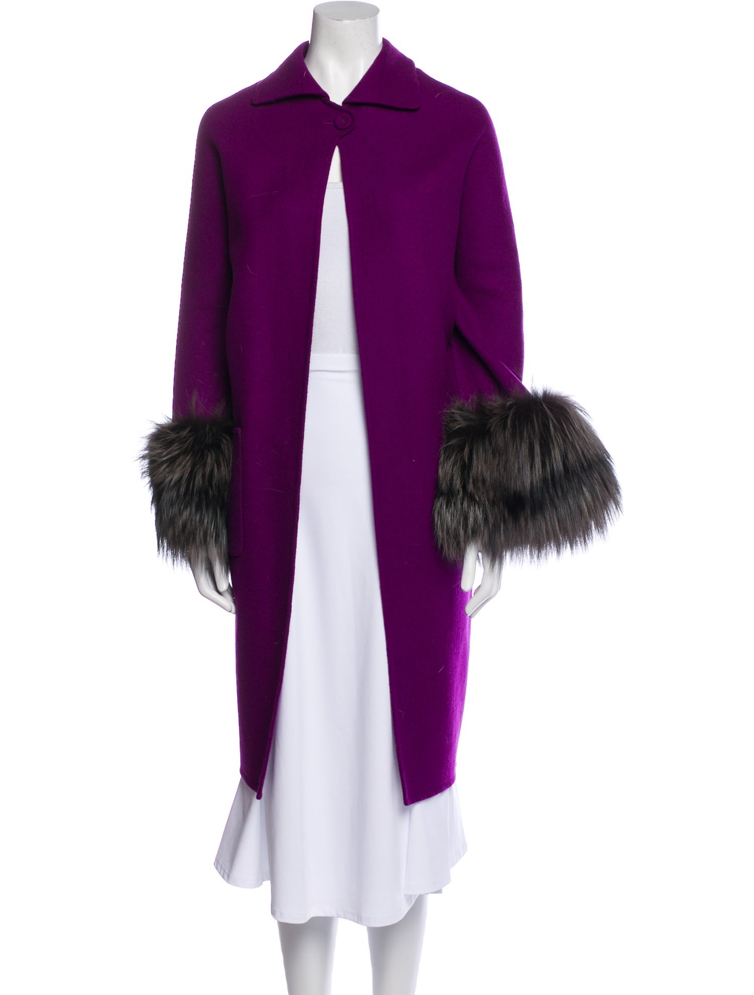 Carolina Herrera Virgin Wool Coat