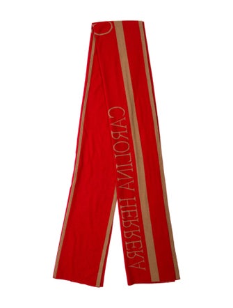Carolina Herrera Cashmere Striped Scarf