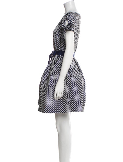 Carolina Herrera Printed Mini Dress