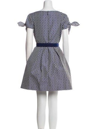 Carolina Herrera Printed Mini Dress