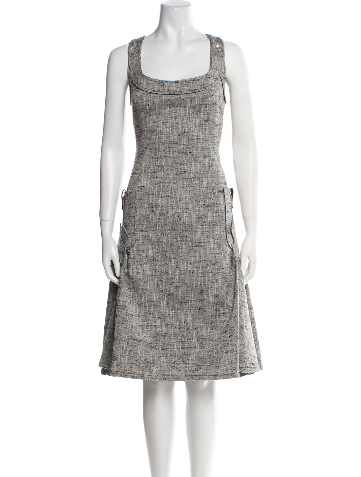 Carolina Herrera Silk Knee-Length Dress