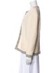 Carolina Herrera Virgin Wool Open Front Sweater