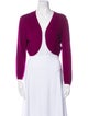 Carolina Herrera Cashmere Open Front Sweater