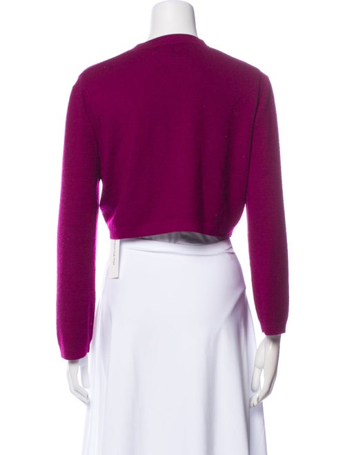 Carolina Herrera Cashmere Open Front Sweater