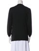 Carolina Herrera Virgin Wool Plunge Neckline Sweater