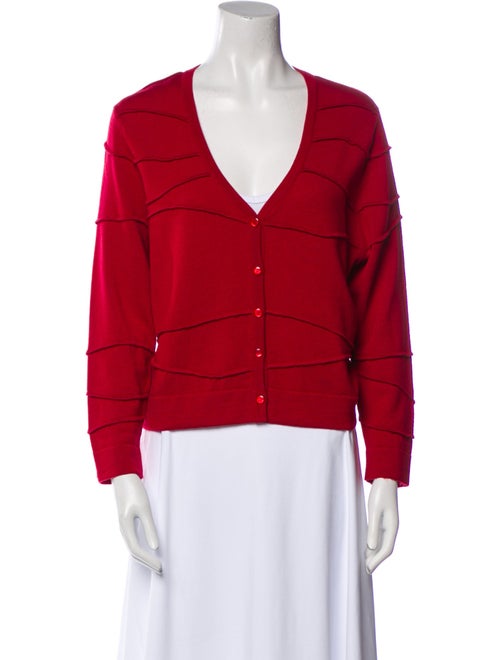 Carolina Herrera Virgin Wool V-Neck Sweater