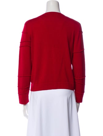Carolina Herrera Virgin Wool V-Neck Sweater