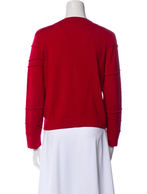 Carolina Herrera Virgin Wool V-Neck Sweater