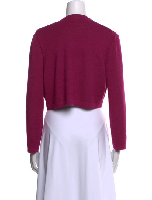 Carolina Herrera Cashmere Open Front Sweater