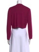 Carolina Herrera Cashmere Open Front Sweater