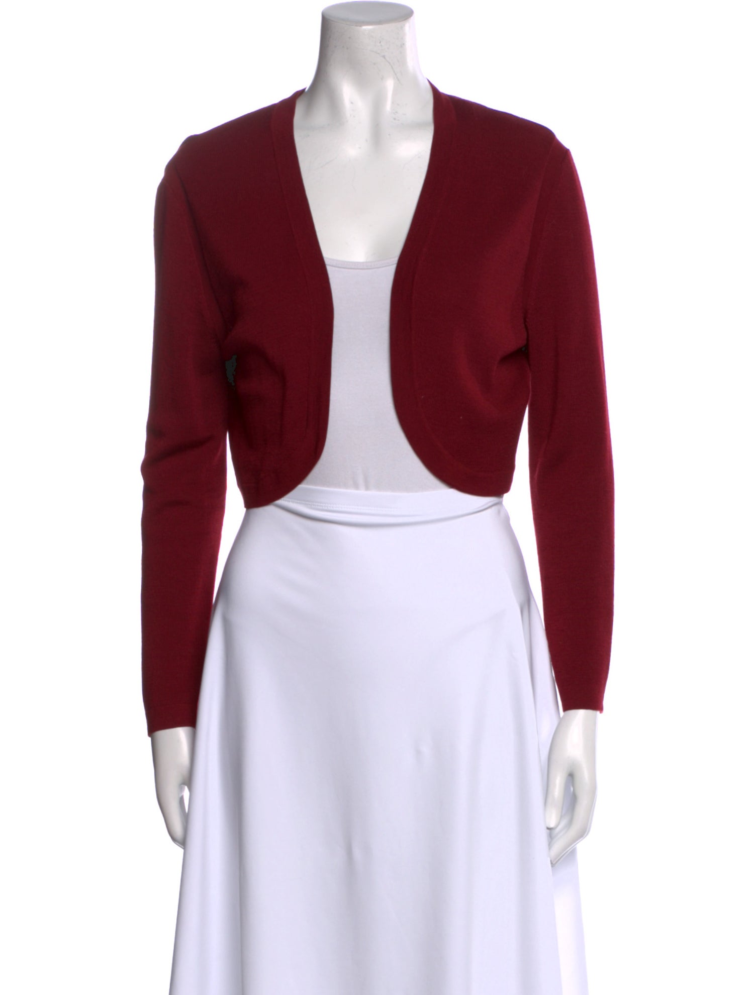 Carolina Herrera Cashmere Open Front Sweater