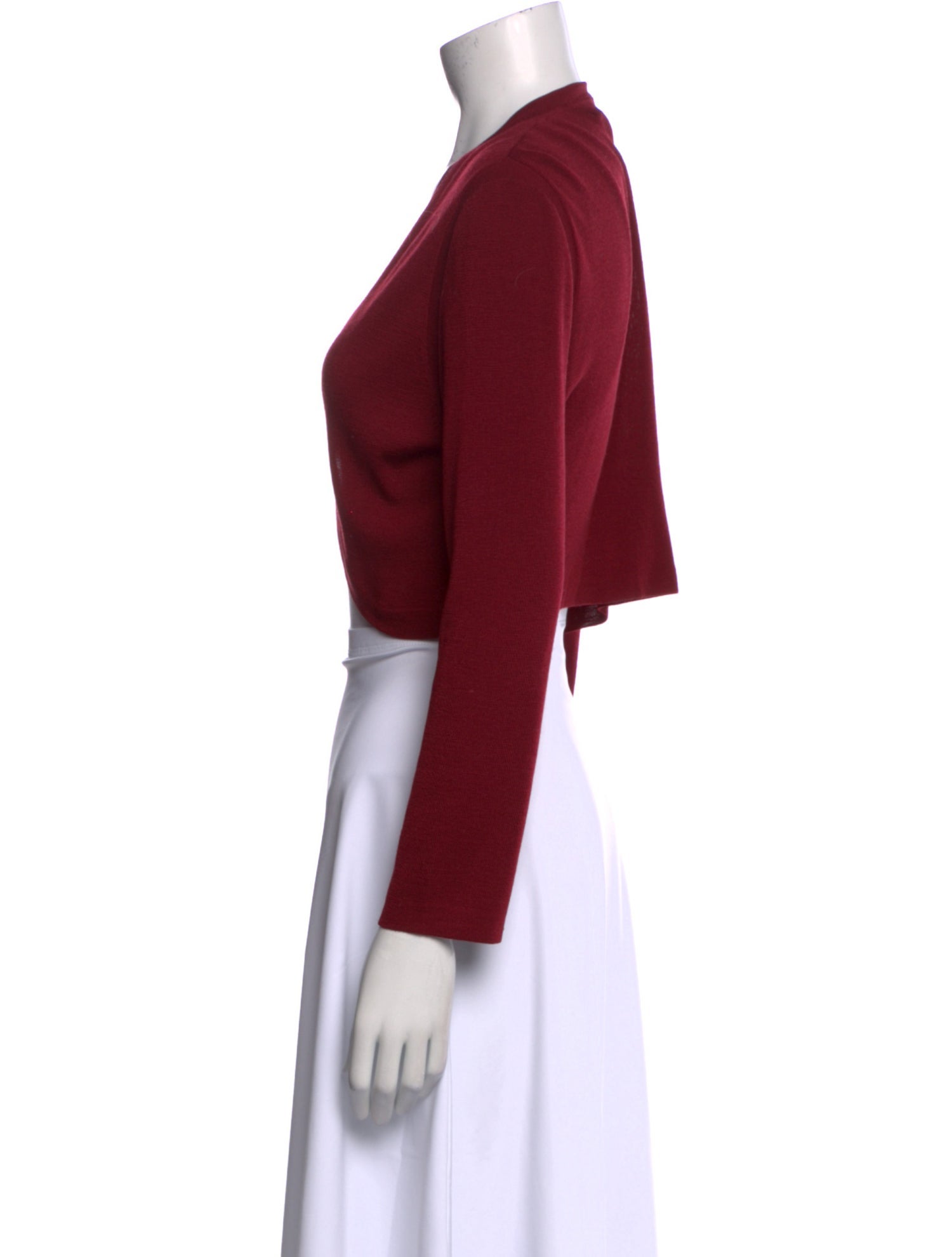 Carolina Herrera Cashmere Open Front Sweater