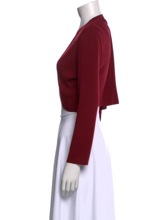 Carolina Herrera Cashmere Open Front Sweater