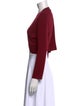 Carolina Herrera Cashmere Open Front Sweater