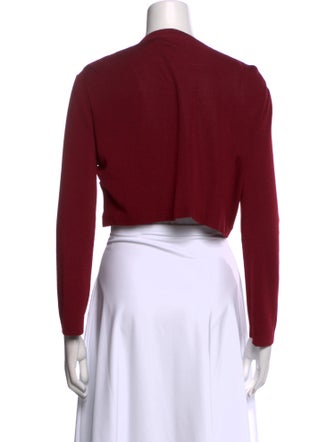 Carolina Herrera Cashmere Open Front Sweater