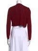 Carolina Herrera Cashmere Open Front Sweater