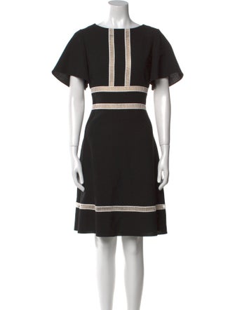 Carolina Herrera Wool Knee-Length Dress
