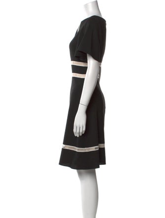 Carolina Herrera Wool Knee-Length Dress