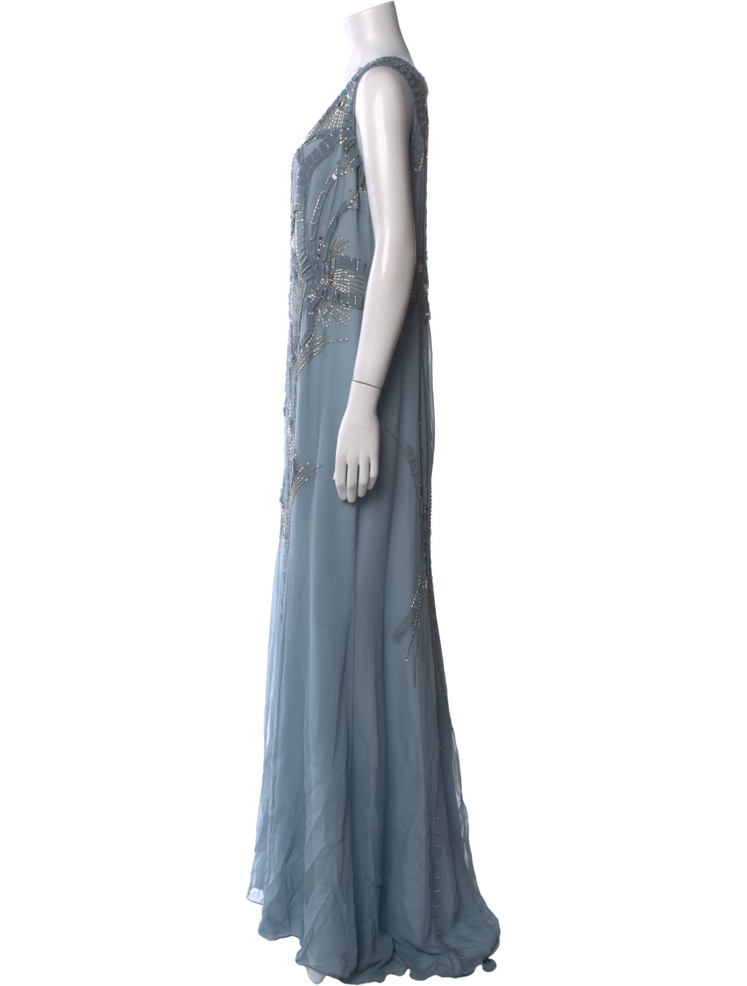 Carolina Herrera Silk Long Dress