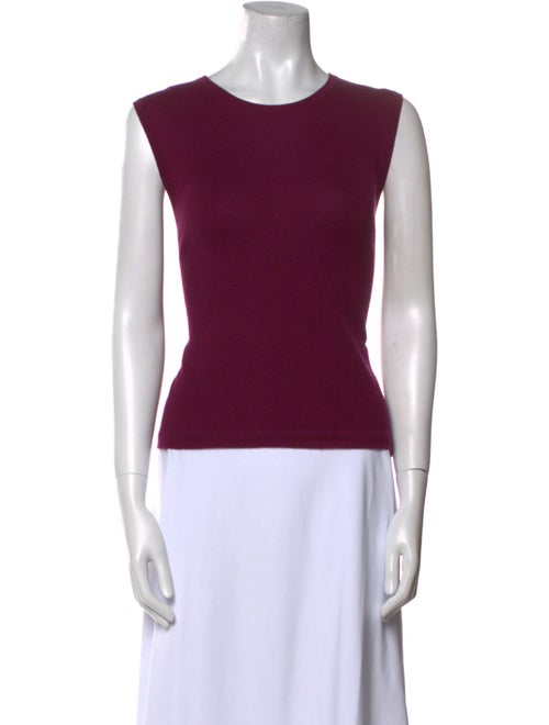 Carolina Herrera Cashmere Scoop Neck Top