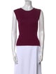 Carolina Herrera Cashmere Scoop Neck Top