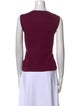 Carolina Herrera Cashmere Scoop Neck Top