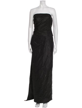Carolina Herrera Strapless Long Dress