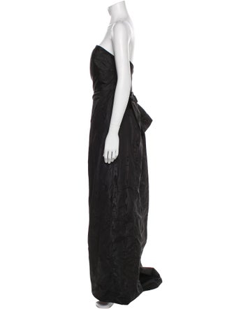 Carolina Herrera Strapless Long Dress