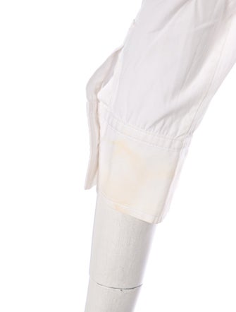 Carolina Herrera Three-Quarter Sleeve Button-Up Top