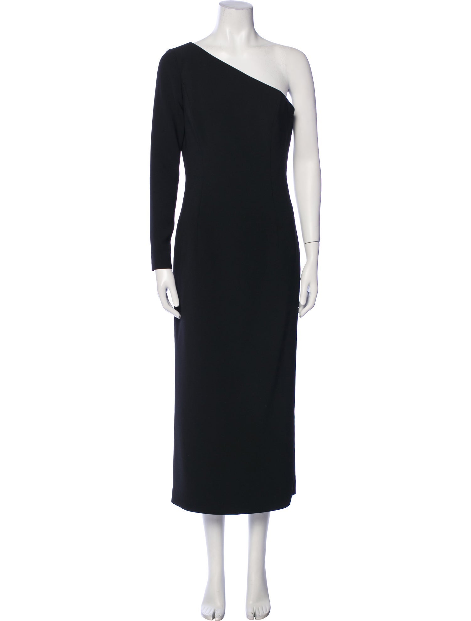 Carolina Herrera One-Shoulder Long Dress