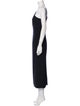 Carolina Herrera One-Shoulder Long Dress