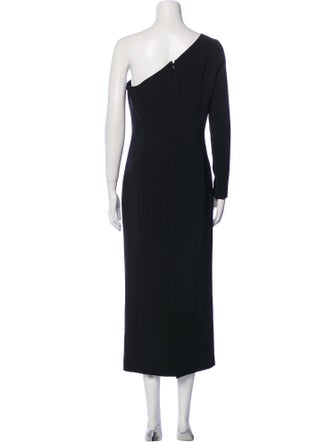 Carolina Herrera One-Shoulder Long Dress