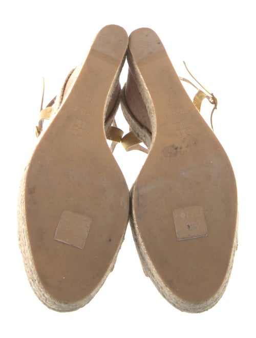 Carolina Herrera Leather Espadrilles