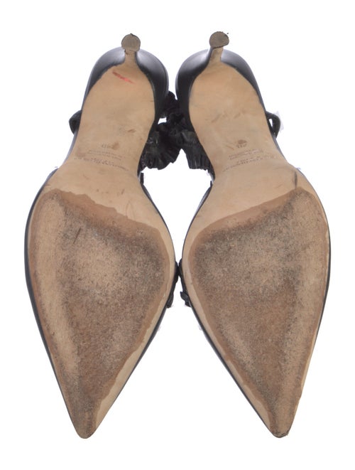 Carolina Herrera Leather Slingback Pumps