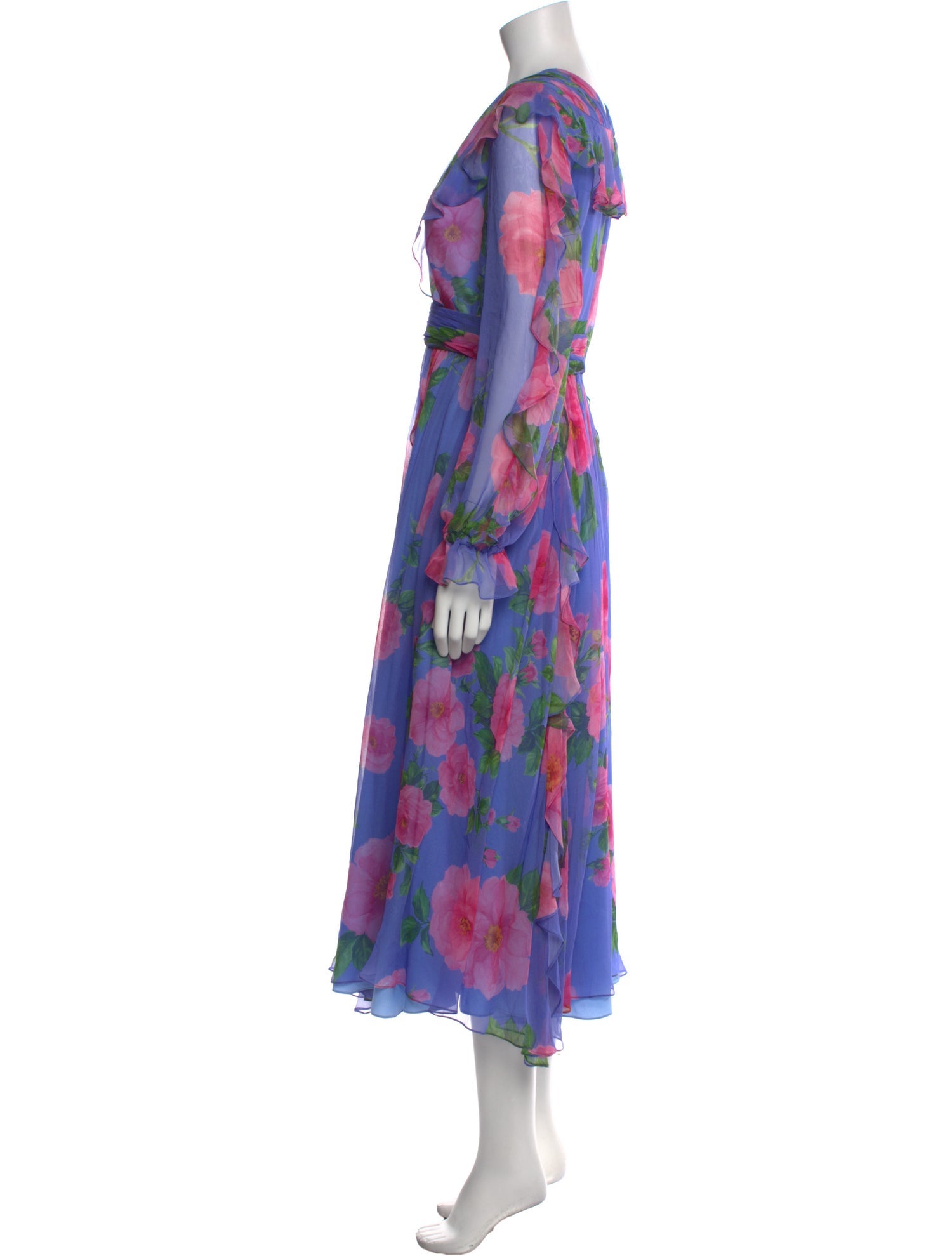 Carolina Herrera Silk Long Dress w/ Tags