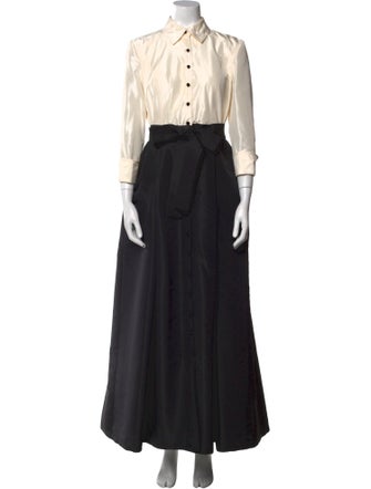 Carolina Herrera Silk Long Dress