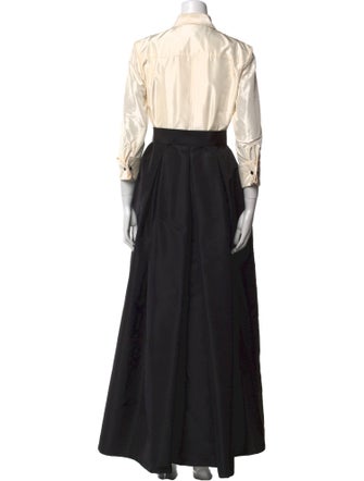 Carolina Herrera Silk Long Dress