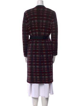 Carolina Herrera Striped V-Neck Sweater