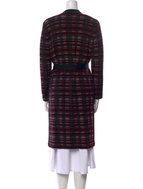 Carolina Herrera Striped V-Neck Sweater