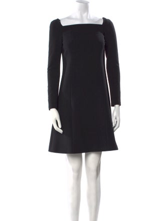 Carolina Herrera Virgin Wool Mini Dress