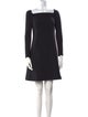 Carolina Herrera Virgin Wool Mini Dress