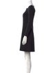 Carolina Herrera Virgin Wool Mini Dress