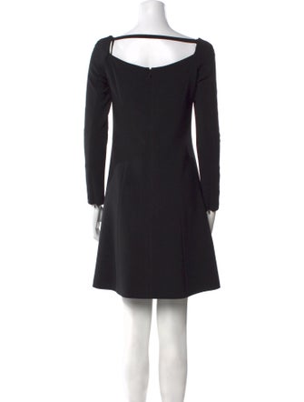 Carolina Herrera Virgin Wool Mini Dress