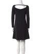Carolina Herrera Virgin Wool Mini Dress