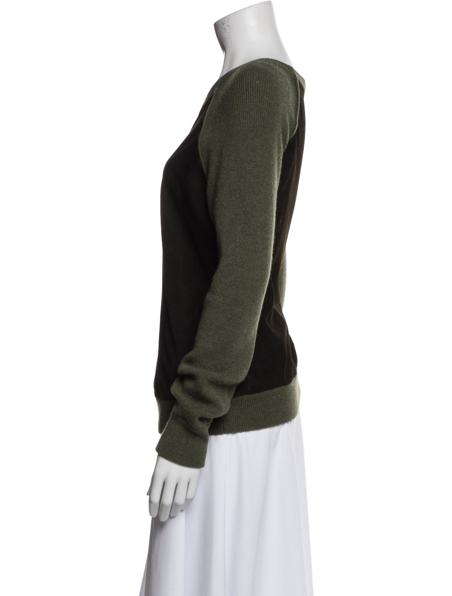 Carolina Herrera Cashmere Scoop Neck Sweater