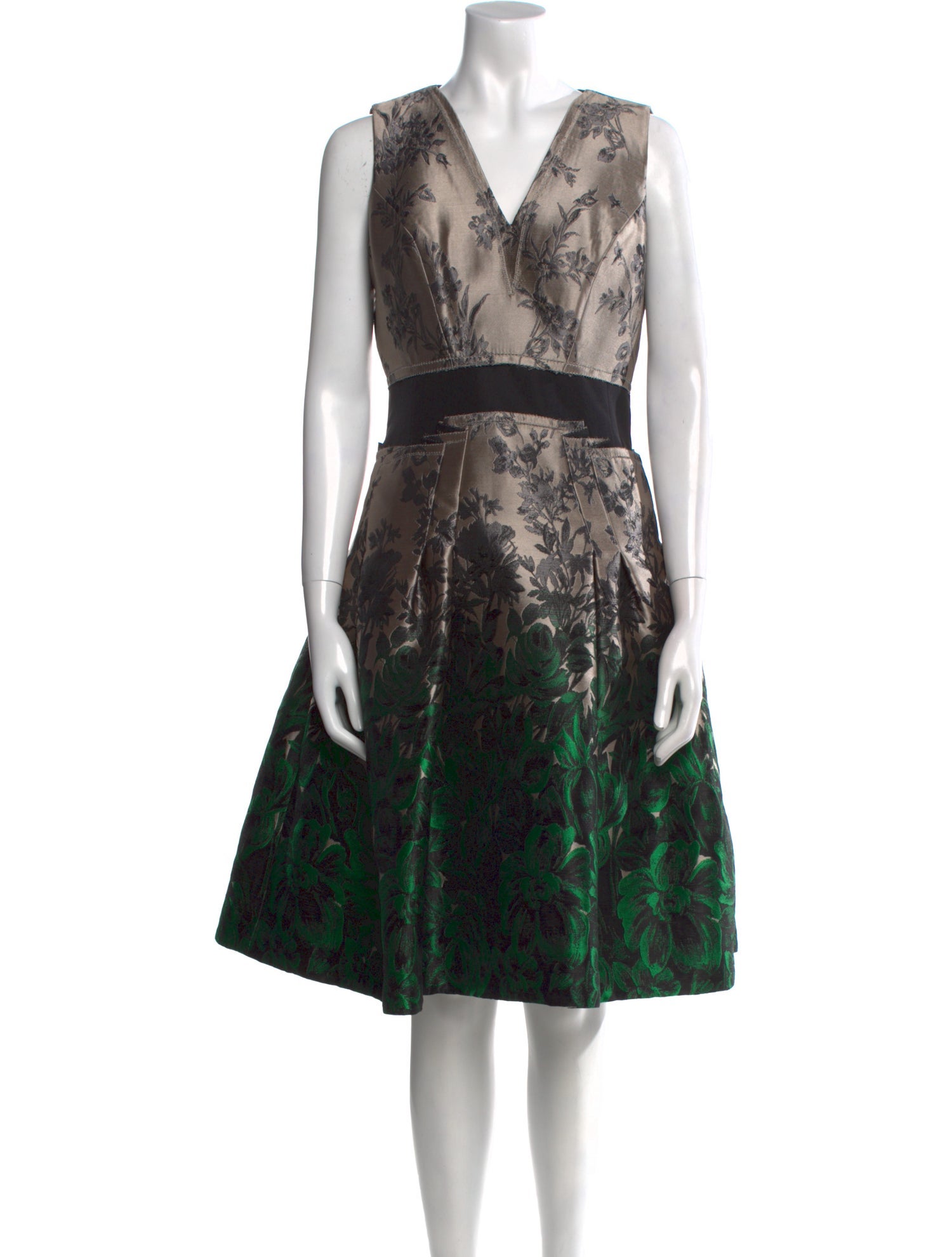 Carolina Herrera Printed Knee-Length Dress