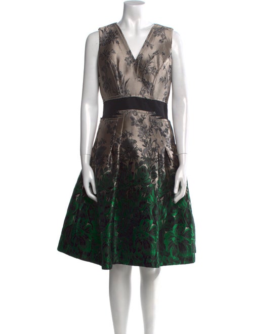 Carolina Herrera Printed Knee-Length Dress