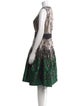 Carolina Herrera Printed Knee-Length Dress