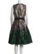Carolina Herrera Printed Knee-Length Dress
